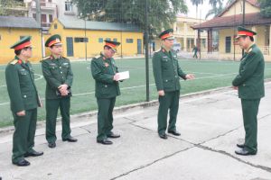 Thủ trưởng Bộ Tư lệnh Bảo vệ Lăng Chủ tịch Hồ Chí Minh kiểm tra công tác chuẩn bị đón Tết các đơn vị