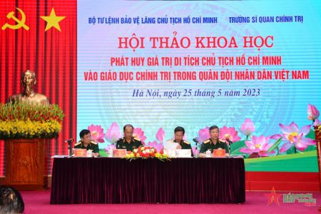Di tích Chủ tịch Hồ Chí Minh - nơi giáo dục, bồi dưỡng phong cách lãnh đạo của chính trị viên trong Quân đội nhân dân Việt Nam