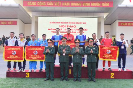 Bộ Tư lệnh Bảo vệ Lăng Chủ tịch Hồ Chí Minh đạt giải cao tại Hội thao bóng đá, bóng chuyền toàn quân năm 2023