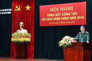 Bộ Tư lệnh Bảo vệ Lăng Chủ tịch Hồ Chí Minh tổ chức tổng kết công tác  cải cách hành chính năm 2018